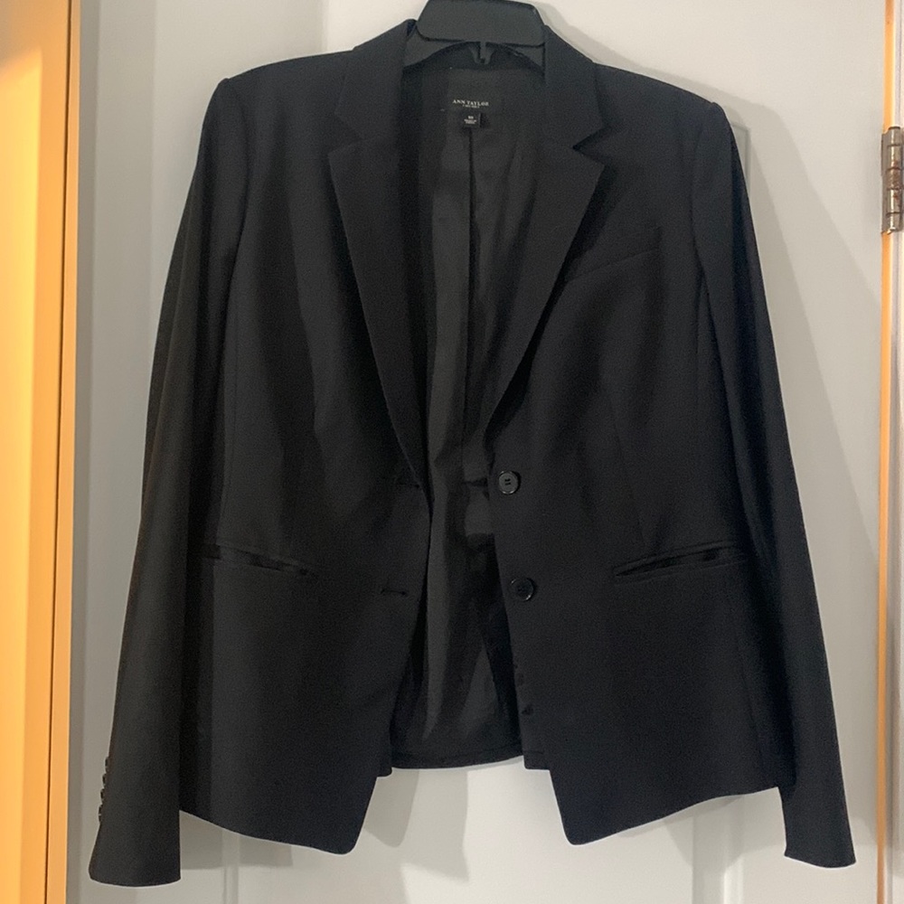Black Ann Taylor suit, size 10